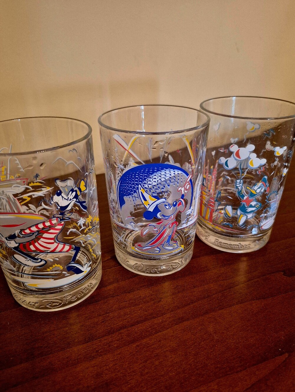 Disney Themed Decorative Glass Tumblers